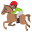 :horse_racing_medium-dark_skin_tone: 🏇🏾