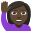 :person_raising_hand_dark_skin_tone: 🙋🏿