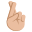 :crossed_fingers_medium-light_skin_tone: 🤞🏼